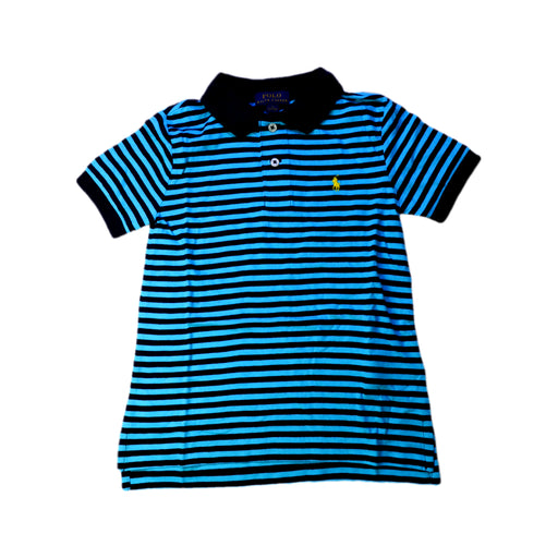 A Black Short Sleeve Polos from Polo Ralph Lauren in size 5T for boy. (Front View)