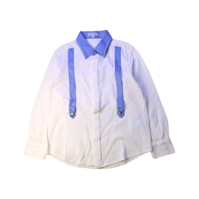 A White Long Sleeve Shirts from Nicholas & Bears in size 8Y for boy. (Front View)