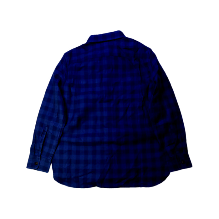 A Blue Long Sleeve Shirts from Polo Ralph Lauren in size 7Y for boy. (Back View)
