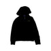 A Black Zippered Sweatshirts from Young Versace in size 10Y for boy. (Front View)