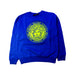 A Blue Crewneck Sweatshirts from Young Versace in size 10Y for boy. (Front View)