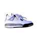 A White Sneakers from Air Jordan in size 6T for boy. (Front View)