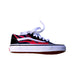 A Black Sneakers from Vans in size 6T for neutral. (Front View)