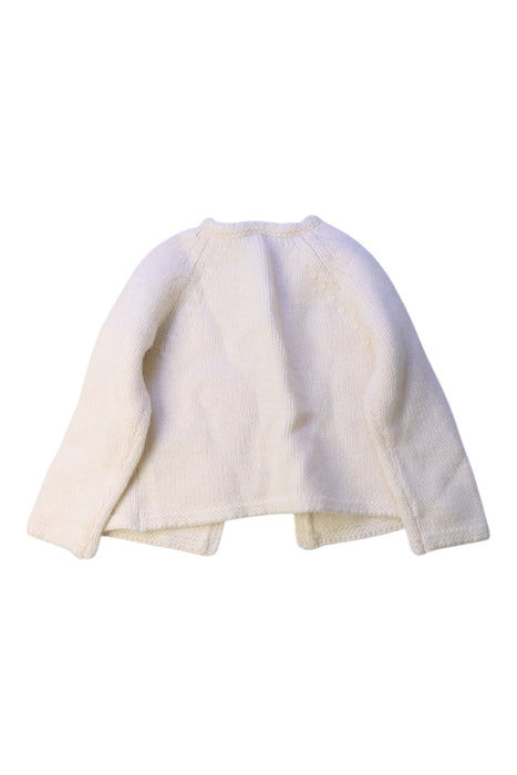 A Ivory Cardigans from Bonton in size 6-12M for girl. (Back View)