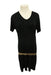 A Black Short Sleeve Dresses from Envie de Fraise in size Maternity-M for maternity. (Front View)