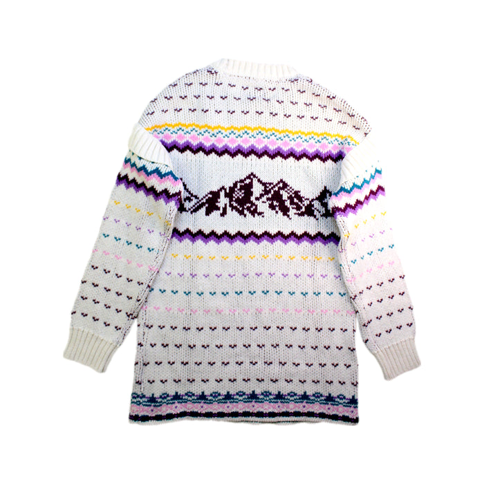 A Multicolour Knit Sweaters from Roots in size 9Y for girl. (Back View)