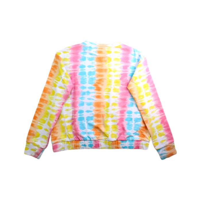 A Multicolour Crewneck Sweatshirts from Crewcuts in size 8Y for girl. (Back View)