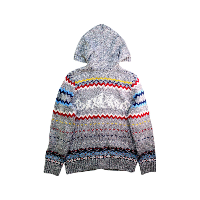 A Multicolour Cardigans from Roots in size 9Y for neutral. (Back View)