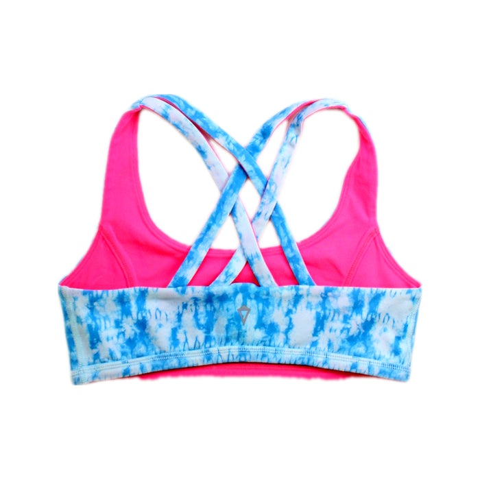 A Blue Active Tops from Ivivva in size 12Y for girl. (Back View)