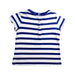 A Blue Short Sleeve T Shirts from Ralph Lauren in size 6-12M for girl. (Back View)