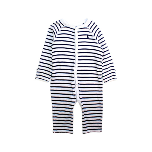 A Navy Onesies from Ralph Lauren in size 6-12M for boy. (Front View)