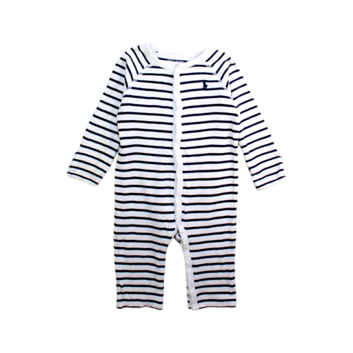 A Navy Onesies from Ralph Lauren in size 6-12M for boy. (Front View)