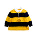 A Yellow Long Sleeve Polos from Ralph Lauren in size 6-12M for boy. (Front View)