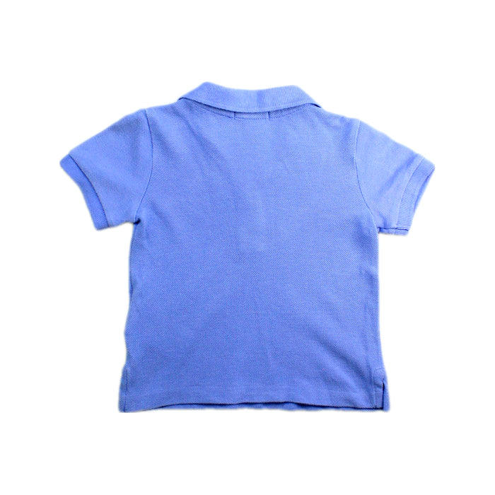 A Blue Short Sleeve Polos from Ralph Lauren in size 3-6M for boy. (Back View)