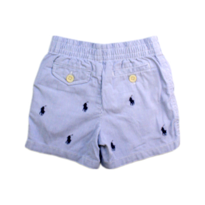 A Blue Shorts from Ralph Lauren in size 6-12M for boy. (Back View)