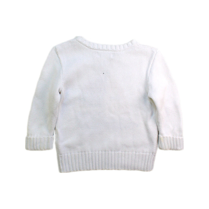 A White Long Sleeve Tops from Ralph Lauren in size 6-12M for boy. (Back View)