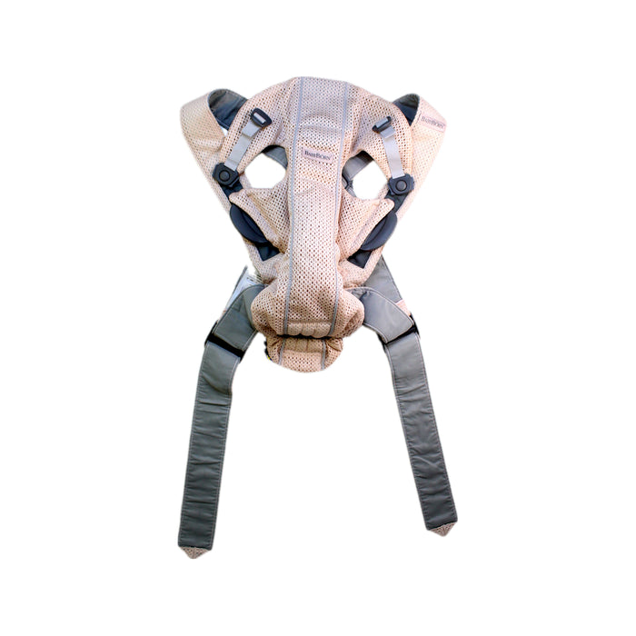 A Beige Baby Carriers from BabyBjorn in size 0-3M for girl. (Back View)