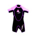 A Black Wetsuits from Watersports in size 2T for girl. (Front View)