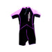 A Black Wetsuits from Watersports in size 2T for girl. (Back View)