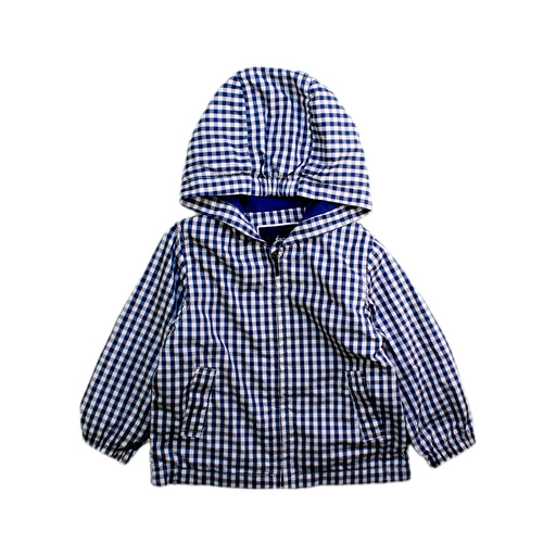 A Blue Rain Jackets from Jacadi in size 12-18M for boy. (Front View)