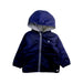 A Navy Rain Jackets from Petit Bateau in size 12-18M for boy. (Front View)