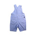 A Blue Overall Shorts from Jojo Maman Bébé in size 12-18M for boy. (Back View)