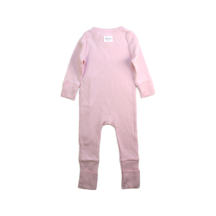 A Pink Long Sleeve Rompers from Country Road in size 0-3M for girl. (Back View)