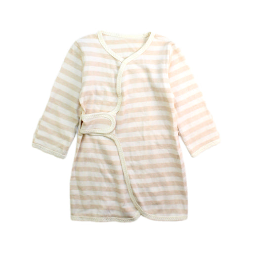 A Beige Long Sleeve Tops from Primeval in size 0-3M for girl. (Front View)