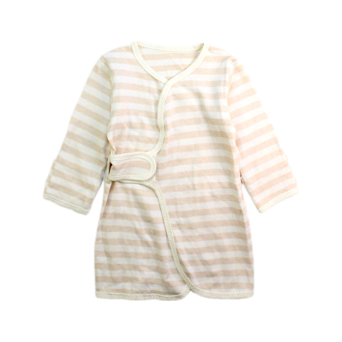 A Beige Long Sleeve Tops from Primeval in size 0-3M for girl. (Front View)