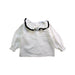 A White Long Sleeve Tops from Juliana in size 0-3M for girl. (Front View)