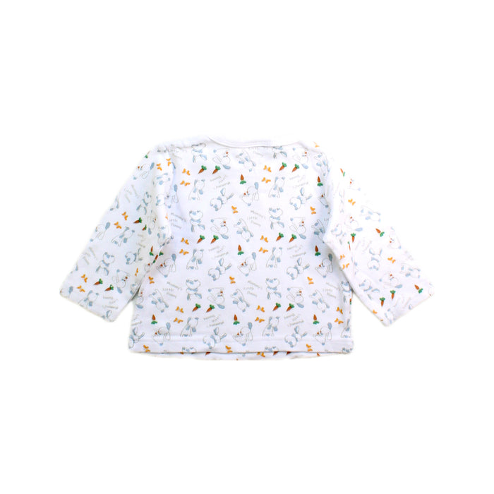 A White Long Sleeve Tops from Bebe Bonito in size 6-12M for boy. (Back View)