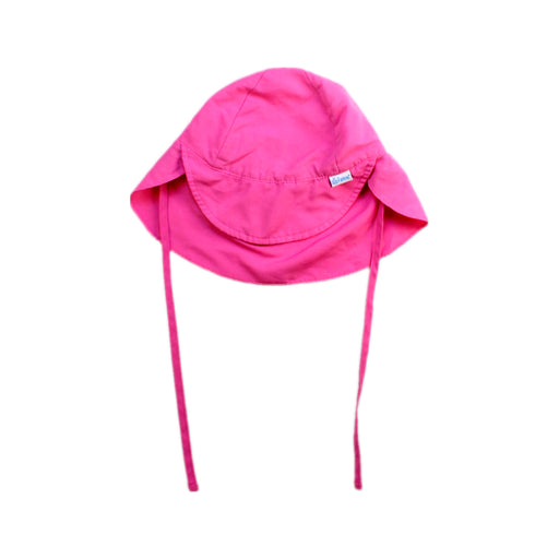 A Pink Sun Hats from i play in size 12-18M for girl. (Front View)