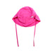 A Pink Sun Hats from i play in size 12-18M for girl. (Front View)