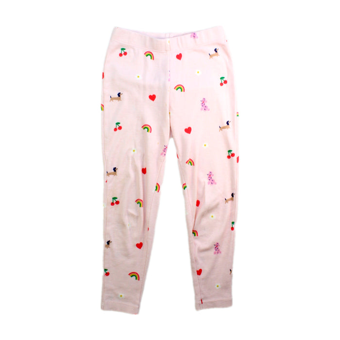 A Pink Leggings from Boden in size 4T for girl. (Front View)