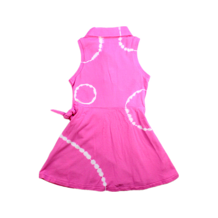 A Pink Sleeveless Dresses from Polo Ralph Lauren in size 4T for girl. (Back View)