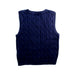 A Navy Sweater Vests from Polo Ralph Lauren in size 4T for boy. (Back View)