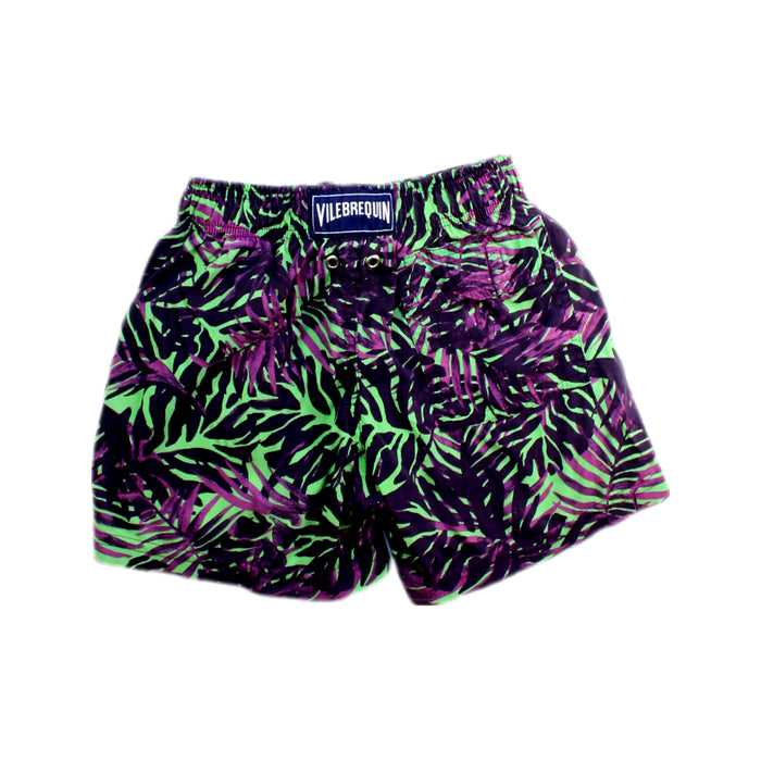 A Green Swim Shorts from Vilebrequin in size 4T for boy. (Back View)