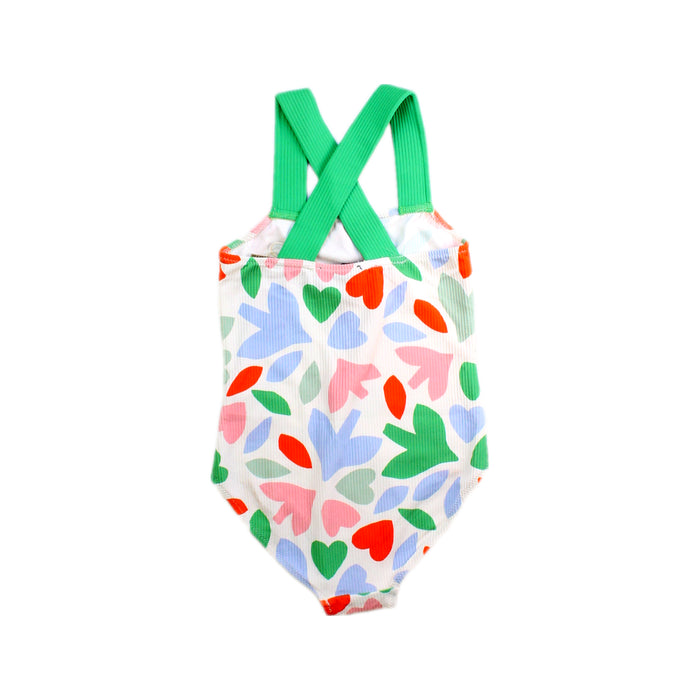 A Multicolour Swimsuits from Monoprix in size 6T for girl. (Back View)
