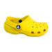 A Yellow Slip Ons from Crocs in size 3T for neutral. (Front View)