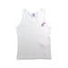 A White Sleeveless Tops from Petit Bateau in size 5T for neutral. (Front View)