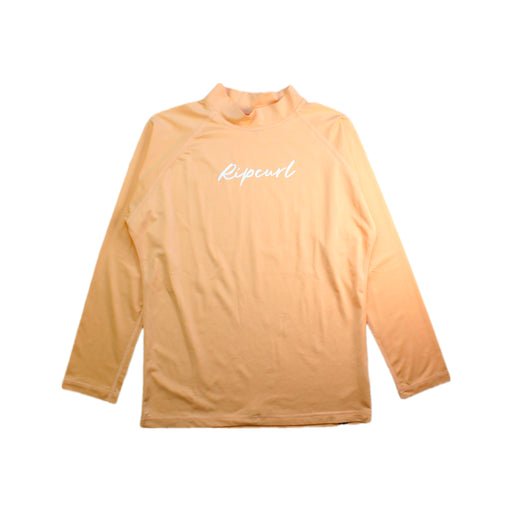 A Peach Rash Guards from Rip Curl in size 12Y for boy. (Front View)