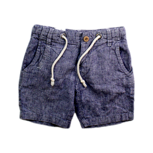 A Blue Shorts from Seed in size 3T for boy. (Front View)