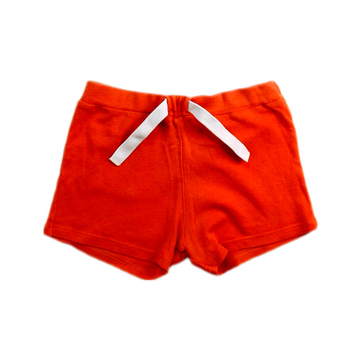 A Orange Shorts from Petit Bateau in size 6-12M for boy. (Front View)
