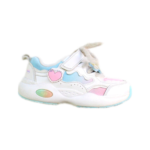 A White Sneakers from Balabala in size 5T for girl. (Front View)