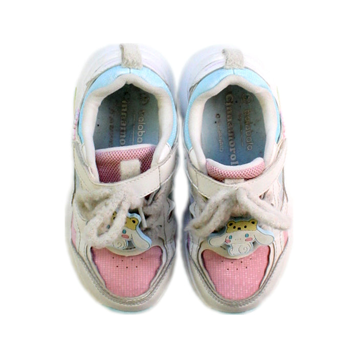 A White Sneakers from Balabala in size 5T for girl. (Back View)