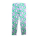 A Green Leggings from Seed in size 6T for girl. (Front View)