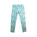 A Green Leggings from Seed in size 6T for girl. (Back View)