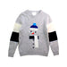A Grey Knit Sweaters from Jacadi in size 4T for boy. (Front View)