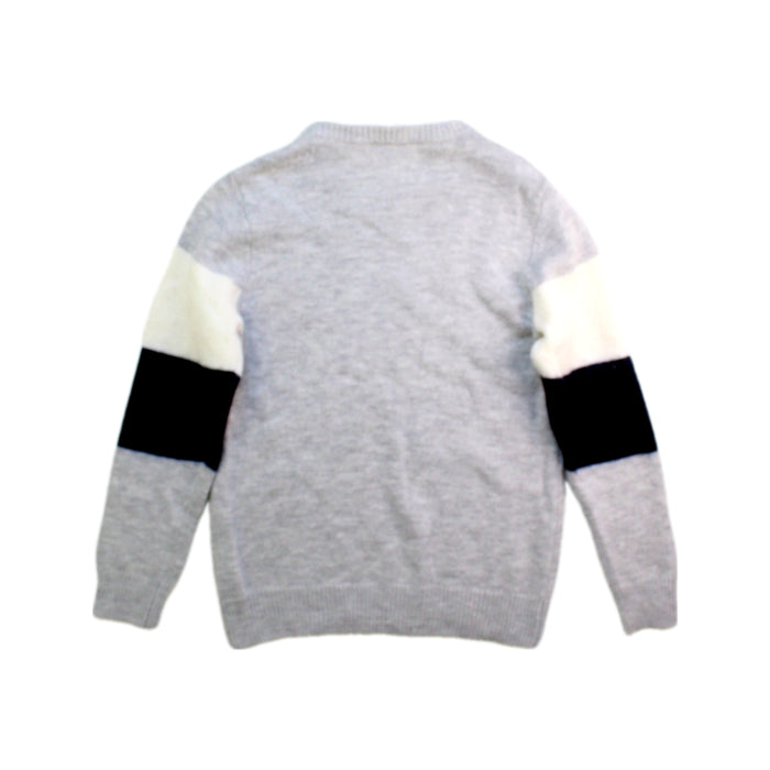 A Grey Knit Sweaters from Jacadi in size 4T for boy. (Back View)