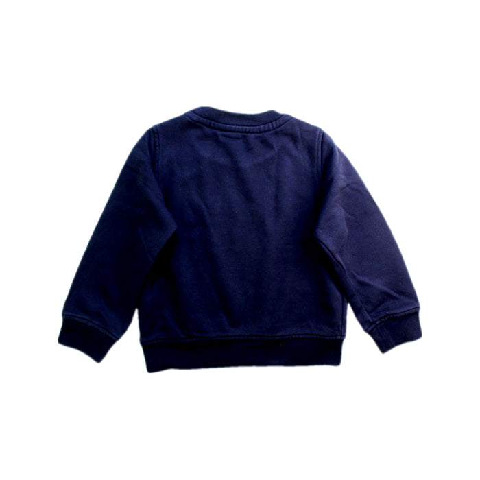 A Navy Crewneck Sweatshirts from K-Way in size 4T for boy. (Back View)